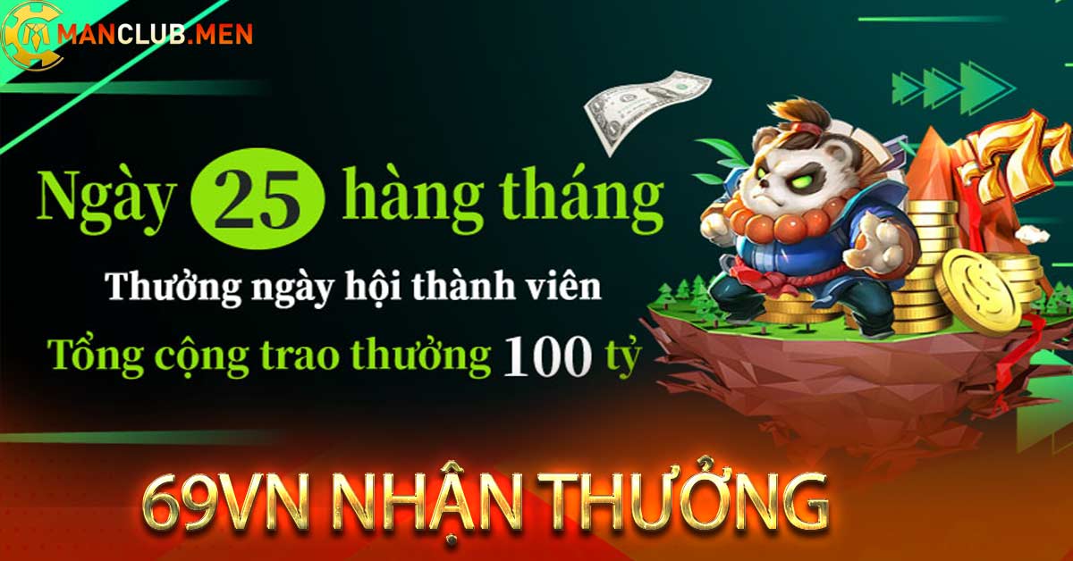 69vn nhận thưởng - 69vn tặng 169k - Sự thật về 69vn lừa đảo