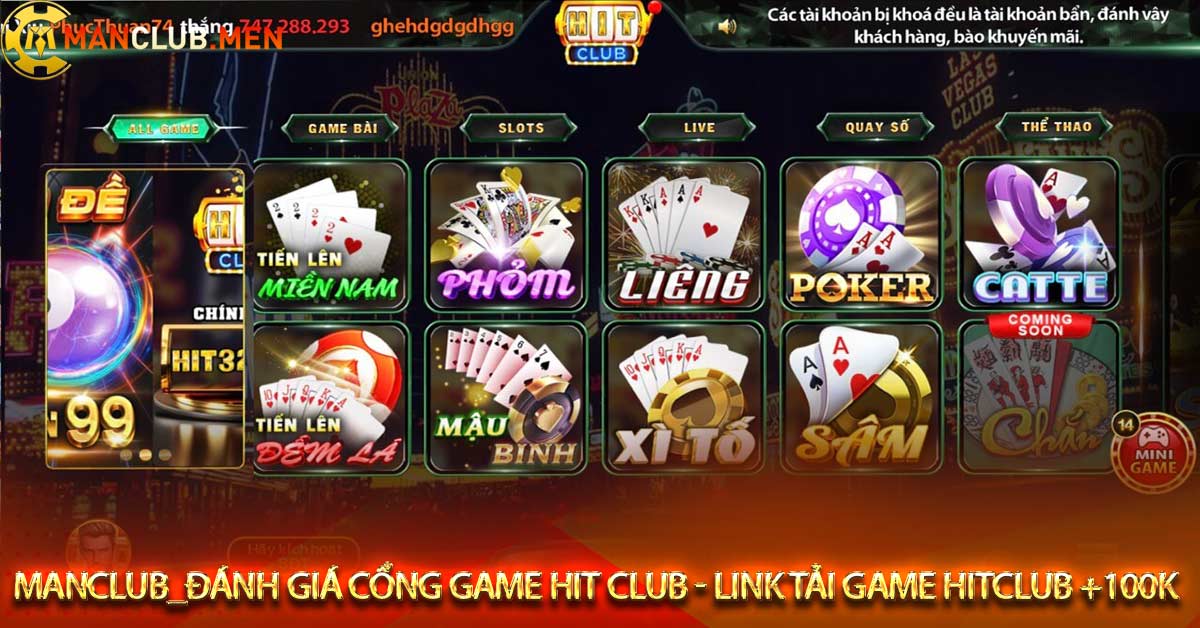 Game bài Hit game club