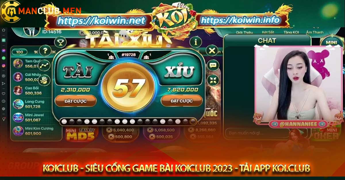 Nhà cái Koiclub đưa vào bất kỳ loại hình trò chơi cá cược gì